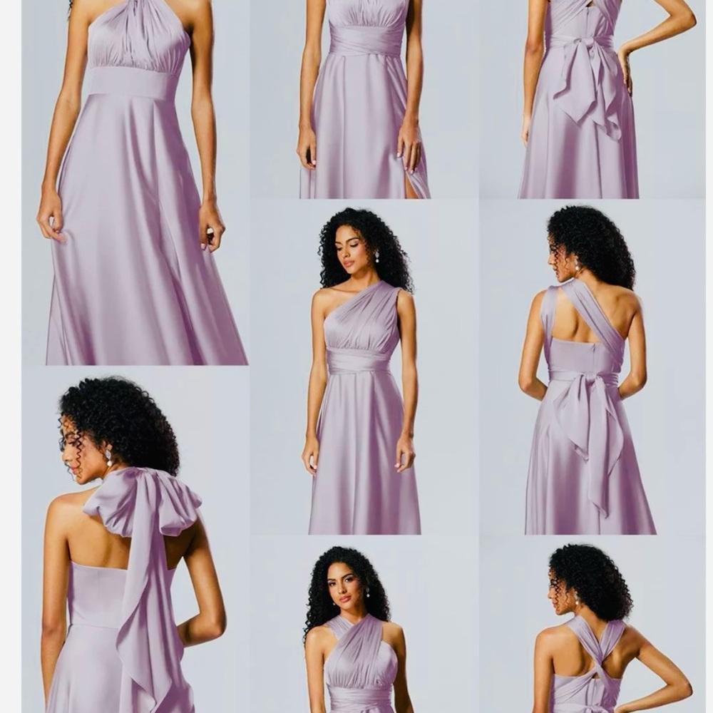 Elegant Lavender Evening Gown - Picture 3 of 8